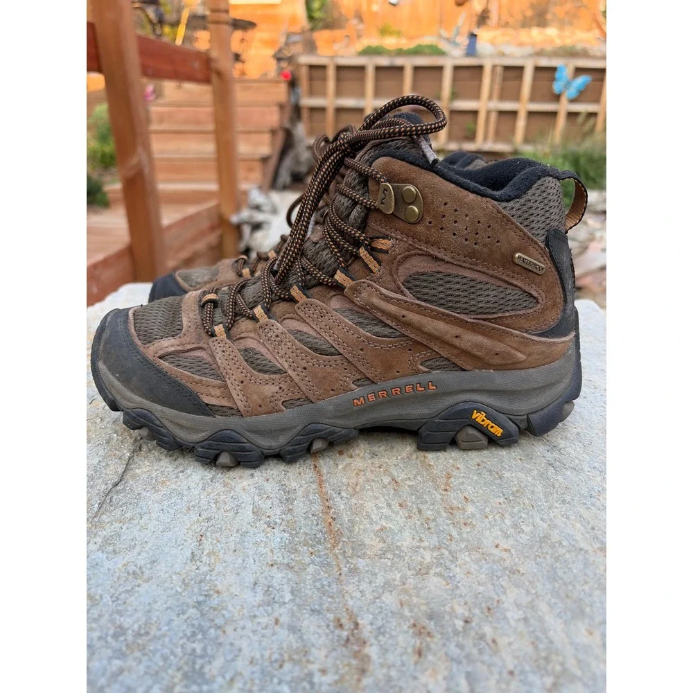Merrell Moab 3 Mid Waterproof Mens Hiking Boots Brown J035839Z Size 7